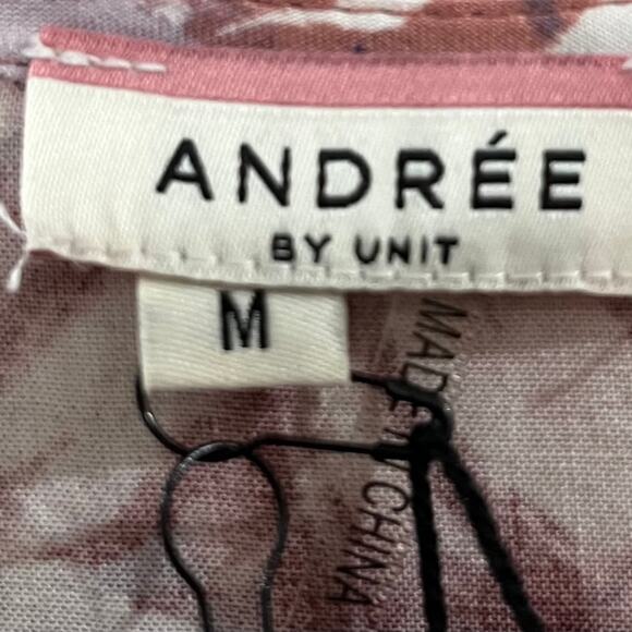 BNWT Andree by Unit Flower Shirt Size M - Picture 4 of 4